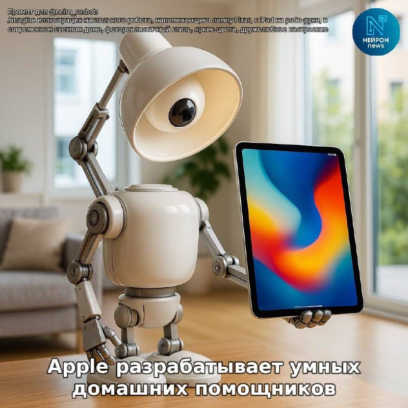 Apple бросит вызов Amazon и Google? Детали грядущей революции домашних роботов