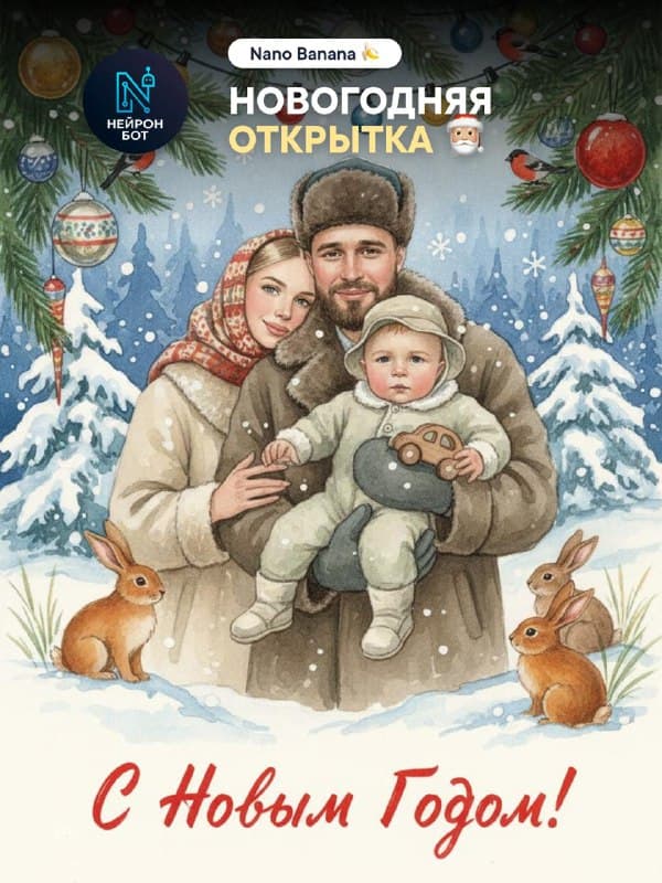 Хотите поздравить близких с Новым годом по-настоящему оригинально?